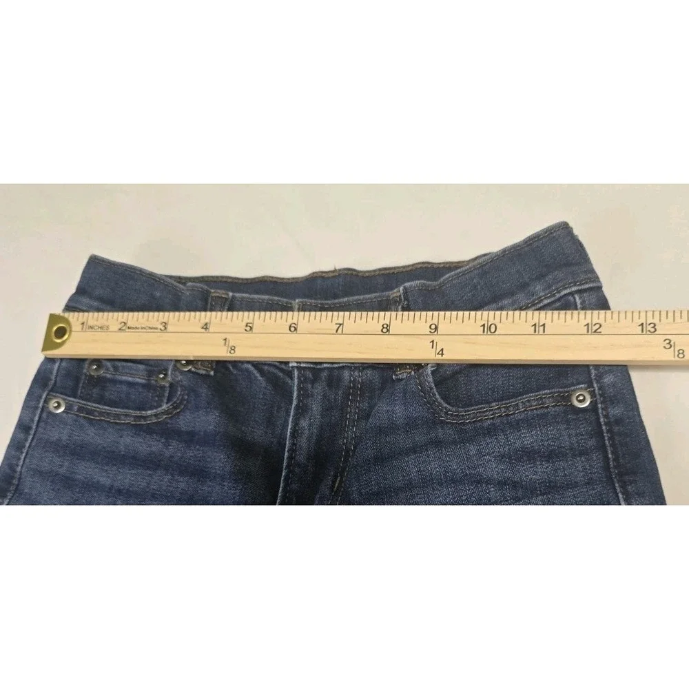 Boy's Size 10 Wonder Nation Blue Denim Shorts Adjustable Waist